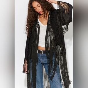 Free People London Nights Piano Duster NWT OS